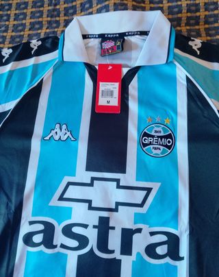 Camiseta Gremio 00/01 Ronaldinho 10 Talla M