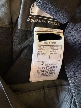 Conjunto esquí 6 años. Puesto una vez.