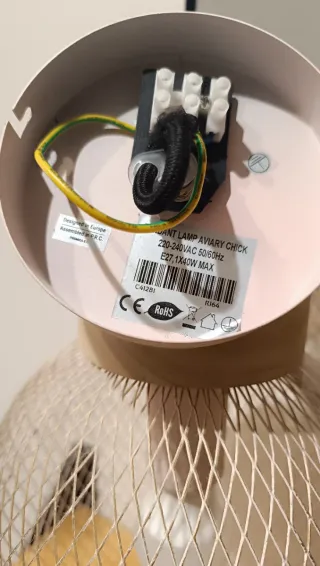Lámpara de techo SKLUM metal y madera
