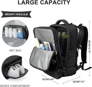 Zaino 40X30X20 Ryanair Zaino Da Viaggio Bagaglio