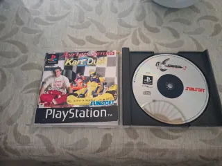 Juego PS1 Ayrton Senna Kart Duel PAL
