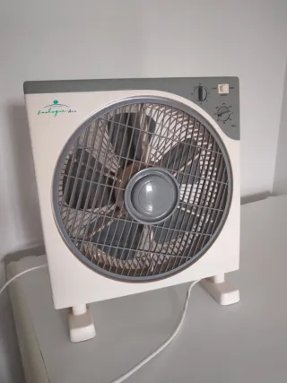 Ventilador Ecologic Air Blanco y Gris