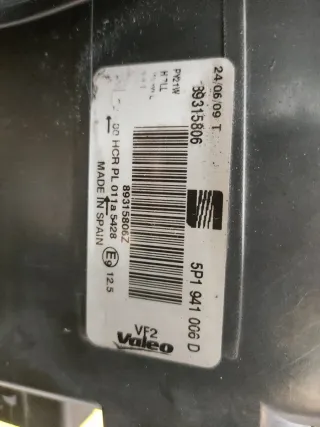 FARO DELANTERO DERECHO SEAT LEON II 2006-