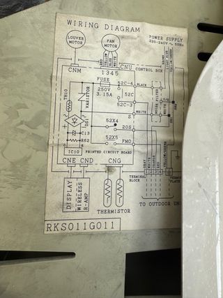 Placa electrónica MITSUBISHI RKS505A010