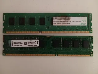 2x 4GB DDR3 RAM Apacer Kingston