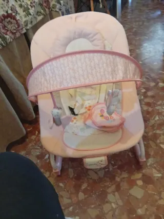 Hamaca para bebé Ingenuity rosa