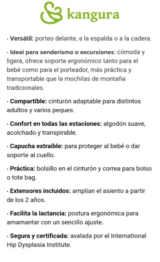 Mochila Portabebés Boba X