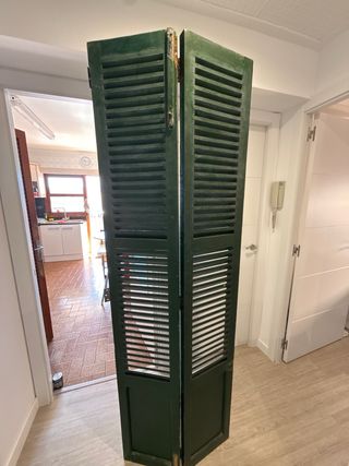 Persianas mallorquinas verdes