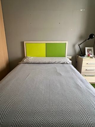 Cabecero juvenil moderno + estante