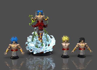 Figura Resina Broly Dragon Ball Z