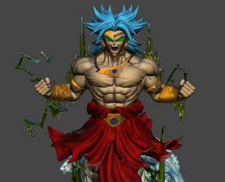 Figura Resina Broly Dragon Ball Z