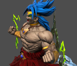 Figura Resina Broly Dragon Ball Z