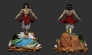 Figura Resina Broly Dragon Ball Z