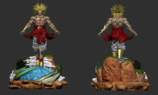 Figura Resina Broly Dragon Ball Z