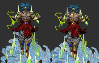 Figura Resina Broly Dragon Ball Z