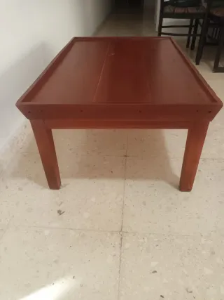 Mesa de centro rustica.