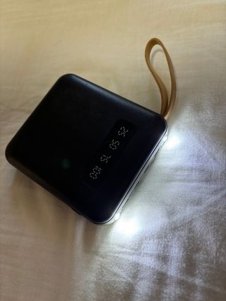 Batería Portátil Multicables Negra