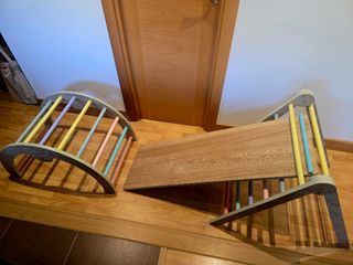 Triángulo, Arco y Rampa con Rocódromo Pikler