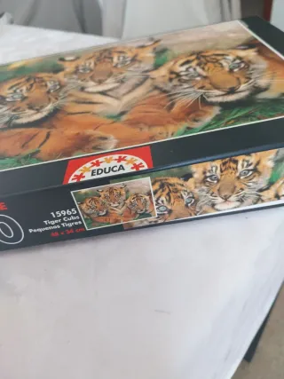 Puzzle Educa 500 Pequeños Tigres 48x34 cm