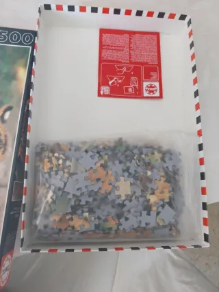 Puzzle Educa 500 Pequeños Tigres 48x34 cm