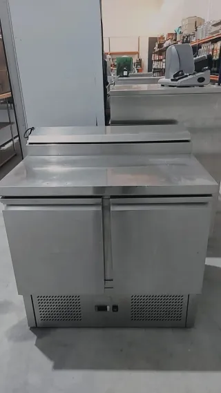 Mesa Fría Acero Inox 2 Puertas