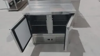 Mesa Fría Acero Inox 2 Puertas