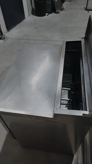 Mesa Fría Acero Inox 2 Puertas