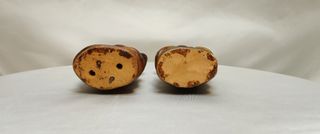 Statuette coppia ARTE TRIBALE CUBANA in terracotta