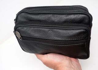 Bolso de Mano/Neceser Negro Hombre