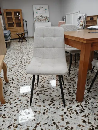 Pack 4 Sillas Comedor Tapizadas