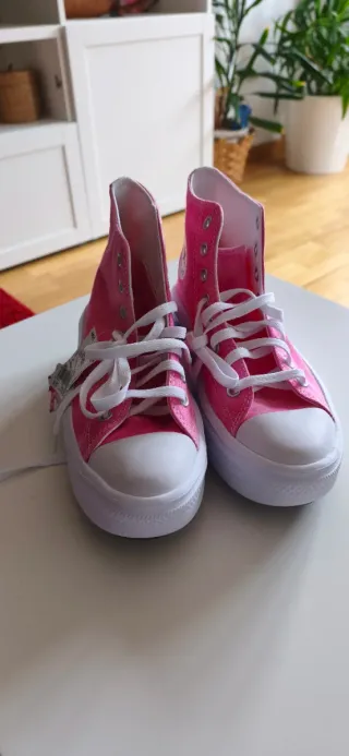 Botines Converse All Star Move color Splash Rosa