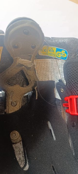 Casco infantil azul para nieve/bici/patines