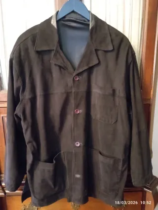 Chaqueta caballero piel ovina natural.