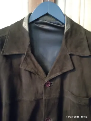 Chaqueta caballero piel ovina natural.