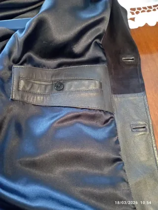 Chaqueta caballero piel ovina natural.