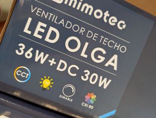 Ventilador Techo LED Aspas Apilables INVIERN VERAN