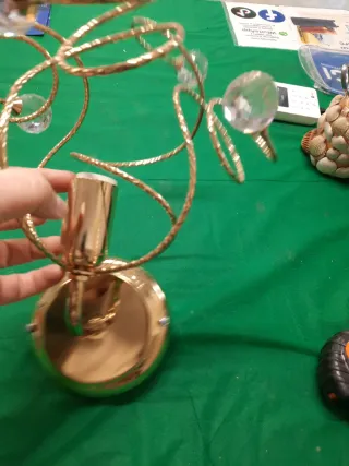 Applique oro con cristalli