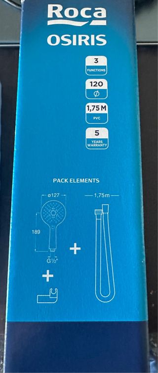 Alcachofa Ducha ROCA Osiris 3F + Flexo