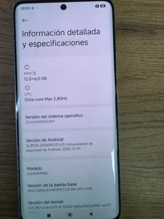 Note 13Pro plus 512GB Plata