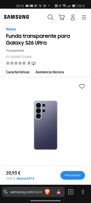 Samsung Galaxy S26 Ultra 512GB Gris