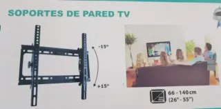 SOPORTE TV FIJO INCLINABLE 26-55" ESTRENAR