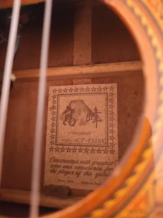 Guitarra Clásica Takamine NCP-132SC Japonesa
