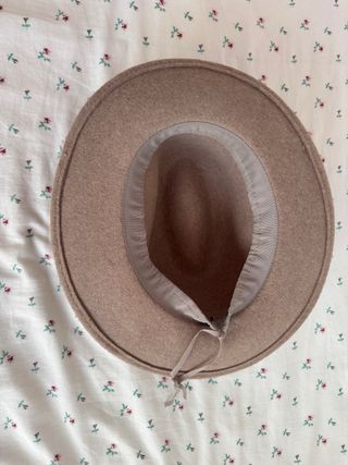 Sombrero marrón de fieltro mujer