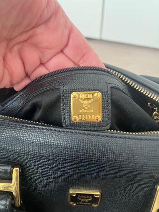 Bolso boston MCM Negro