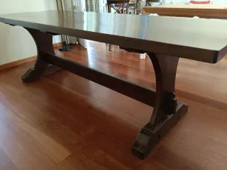 Mesa de comedor antigua madera maciza