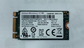 SSD NVMe 128GB Union Memory AM610 M.2