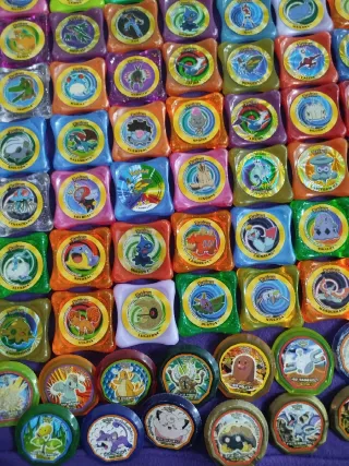 Tazos Pokémon NOX y WAPS