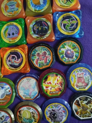 Tazos Pokémon NOX y WAPS
