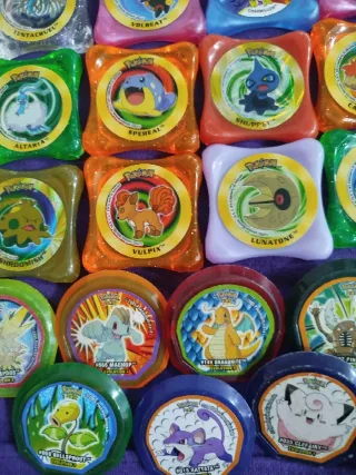 Tazos Pokémon NOX y WAPS