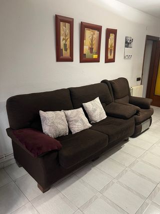 Sofa 3 plazas + 2 butacas reclinables